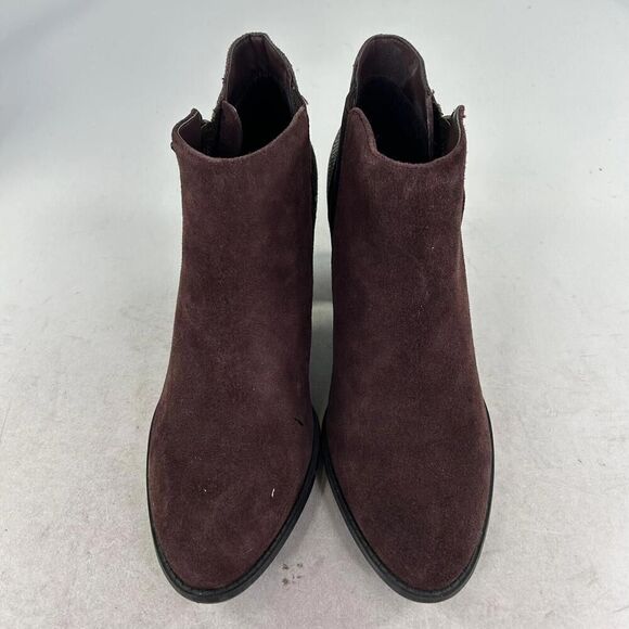 Vionic Anne Leather Heeled Chelsea Boot US 10 Snakeskin Brown Ankle Booties - Picture 3 of 10